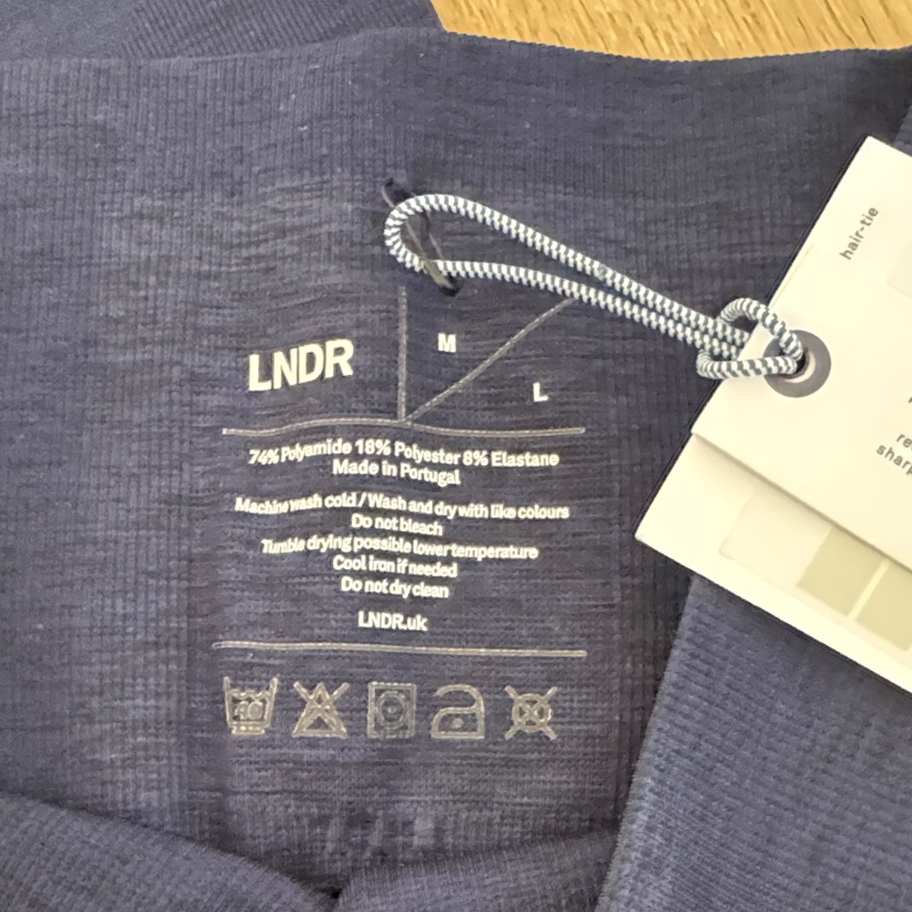 LNDR Navy Space Dye Leggings - Picture 5 of 6